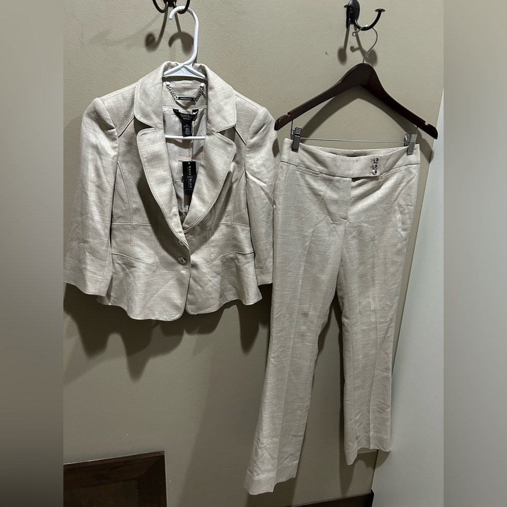 White House Black Market Beige Blazer